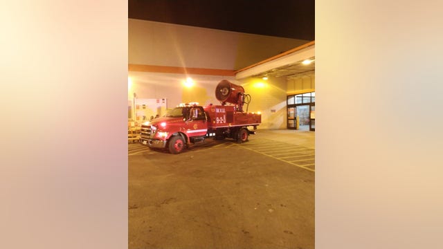 Fire breaks out at Chatham Home Depot