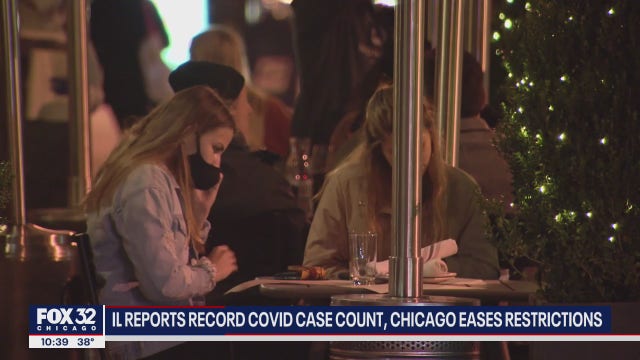 Illinois reports record COVID-19 case count, Chicago eases some restrictions
