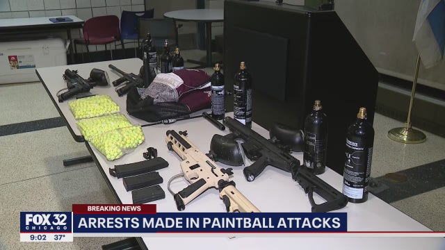 6 arrested after 7 paintball shootings reported within 24 hours in Little Village, Lawndale