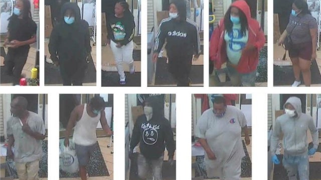 Chicago police share video of 11 Loop looting suspects