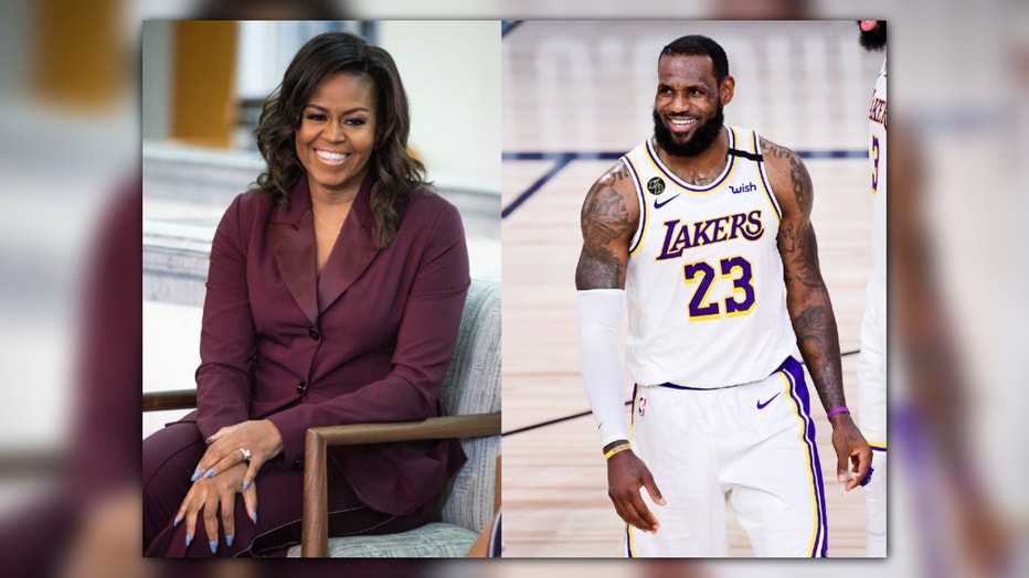 Michelle Obama LeBron James