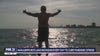 Chicago man jumps in lake every day to relieve stress