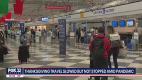 O'Hare Airport fairly empty on weekend before Thanksgiving as CDC begs people to stay home