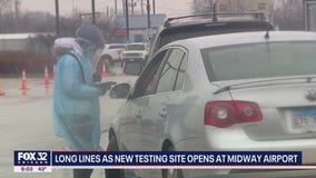 New COVID testing site opens near Midway