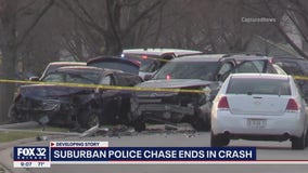 Person arrested after police chase in western suburbs