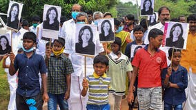 People in Kamala Harris' grandfather's hometown in India celebrating her victory