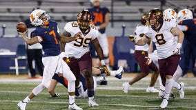 Minnesota beats Illinois, which was down to fourth string quarterback due to COVID