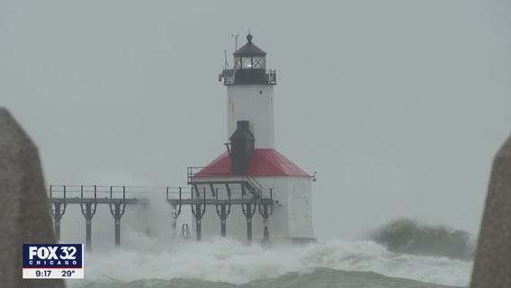 Waves up to 14 feet high expected to flood lakeshore through Tuesday