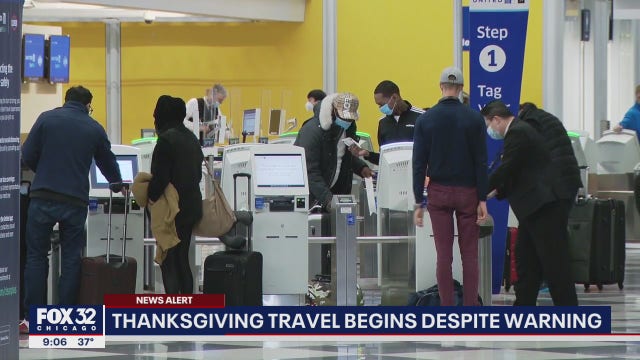 Millions stick to Thanksgiving travel plans despite warnings
