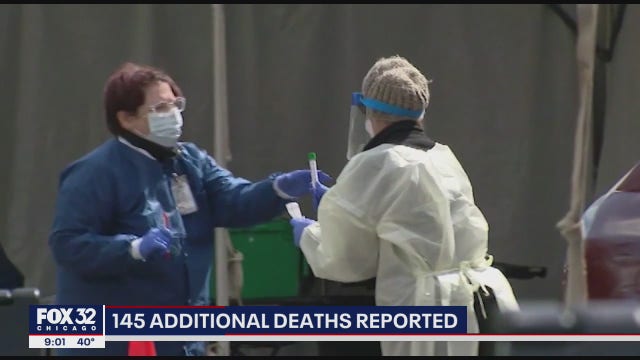 Illinois COVID-19 deaths, hospitalizations reach spring heights