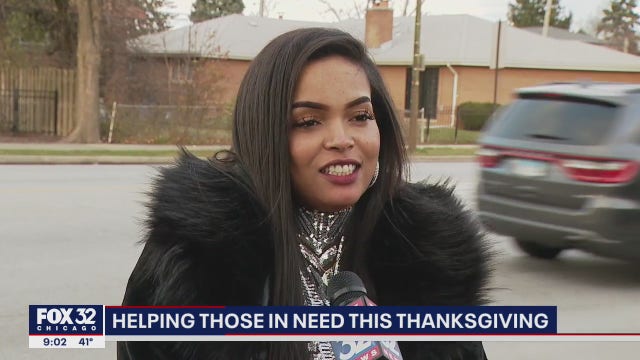 Chicago woman treats homeless to warm meal, free shoes for Thanksgiving