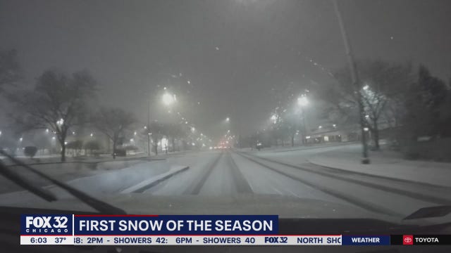 Chicago dodges major snow as rain sweeps away first accumulation of season
