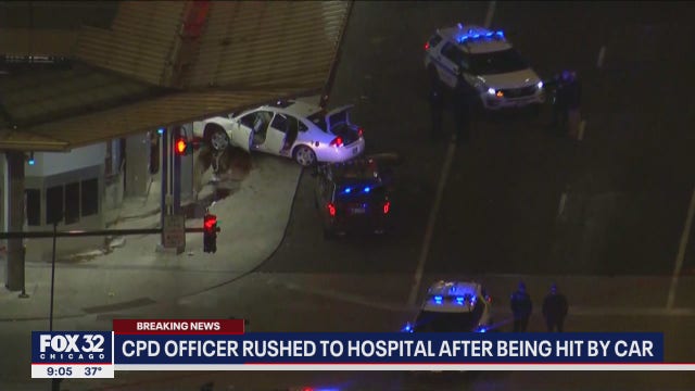 2 in custody after Chicago cop dragged by vehicle near Red Line station