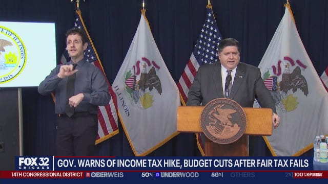 Pritzker: Blame 'Fair Tax' opponents for coming budget pain
