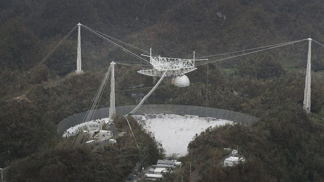 Famous 'Arecibo Observatory' telescope on the brink of collapse