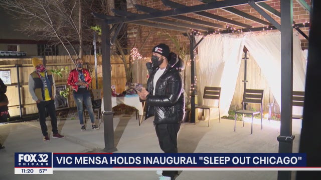 Chicago rapper, actor Vic Mensa holds inaugural 'Sleep Out Chicago'