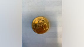 Bell ringers for Salvation Army discover gold coin in kettle outside Casey's Foods in Naperville