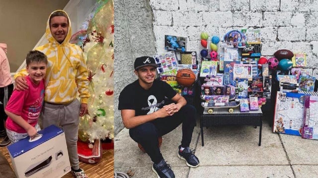 Teen gives PlayStation 5 raffle prize to neighbor battling cancer, buys more gifts for others