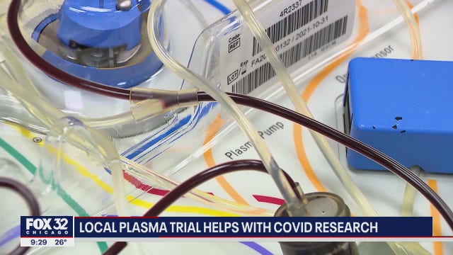 Local plasma trial helps with COVID-19 research