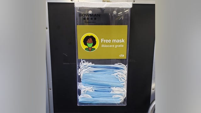 Some CTA buses to offer free disposable masks