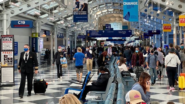 Ground delay in place at O'Hare Airport due to storms
