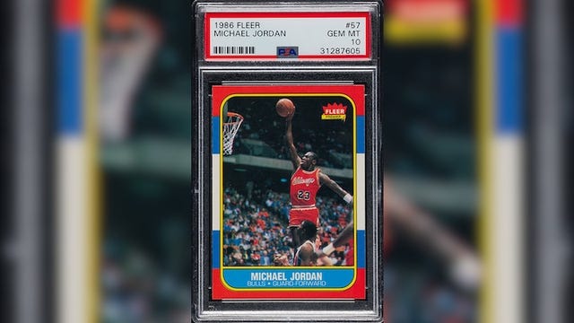Jordan rookie card sells for $150G at latest auction