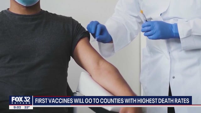 Pritzker lays out vaccine distribution plan, initial vaccines to go to 50 counties with top death rates