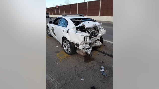Indiana State Trooper among 2 injured in crash on I-80/94