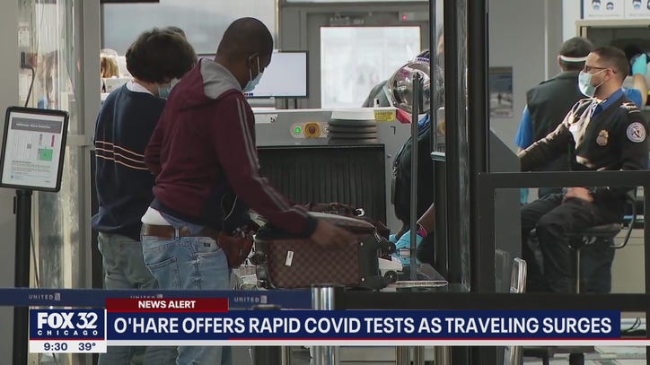O'Hare offering rapid COVID tests as holiday travel surges - Vimarsana News