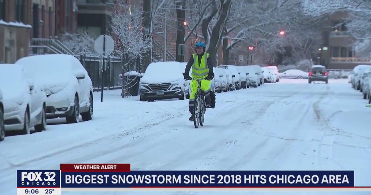 Winter storm dumps nearly 6 inches of snow on Chicago | FOX 32 Chicago