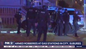 4 gas stations robbed at gunpoint overnight on Northwest Side, western suburb