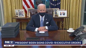 Biden signs burst of virus orders, vows ‘Help is on the way’