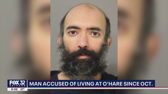 Man allegedly hid 3 months at O'Hare Airport due to COVID-19 fear