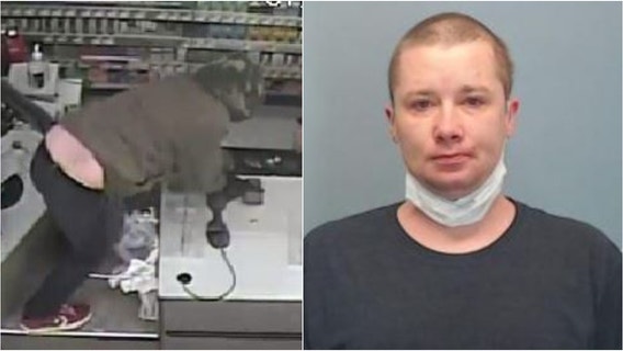 Hatchet-wielding robber who targeted suburban Walgreens turns himself into police: prosecutors