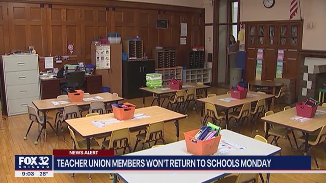 Safety concerns prompt some Chicago teachers to refuse to return to schools