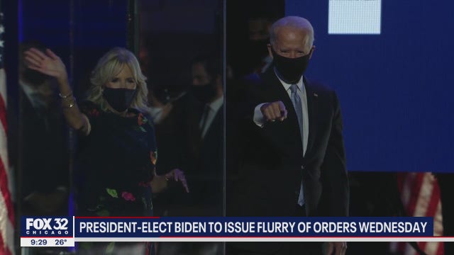 Joe Biden outlines 'Day One' agenda of executive actions