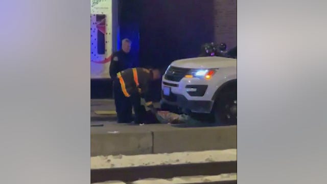 Video shows woman hit by CPD car in South Shore