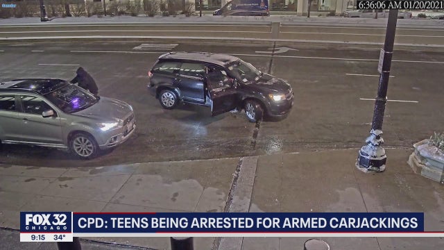 CPD: Teens being arrested for armed carjackings in Chicago, suburbs