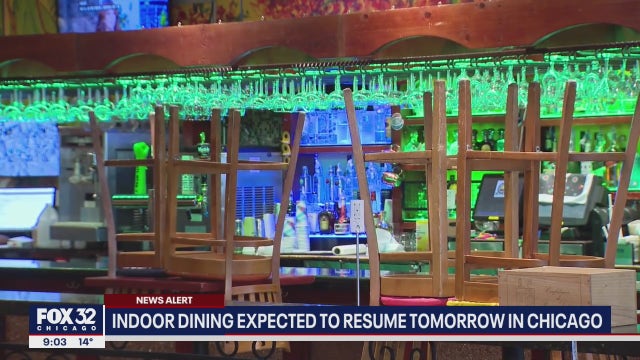 Indoor dining expected to be allowed in Chicago starting Saturday
