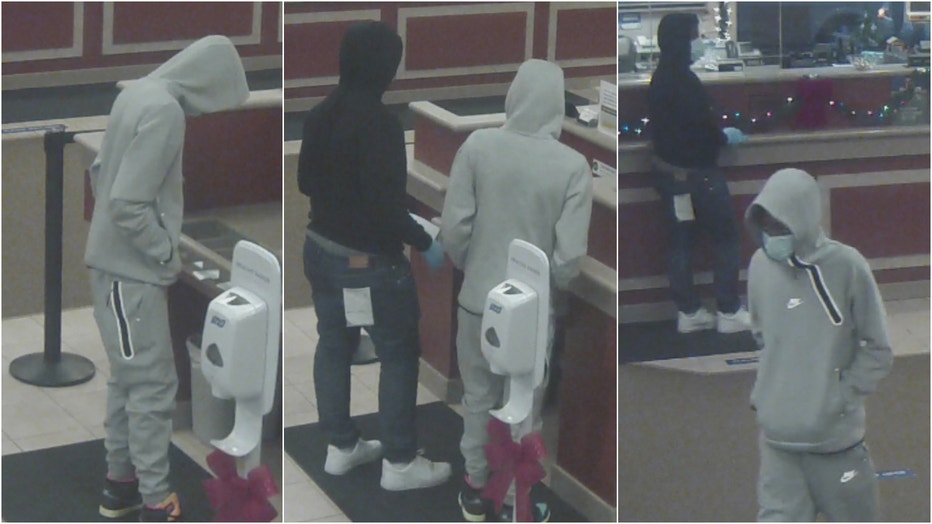 FBI: Naperville bank robbed by 2 male suspects