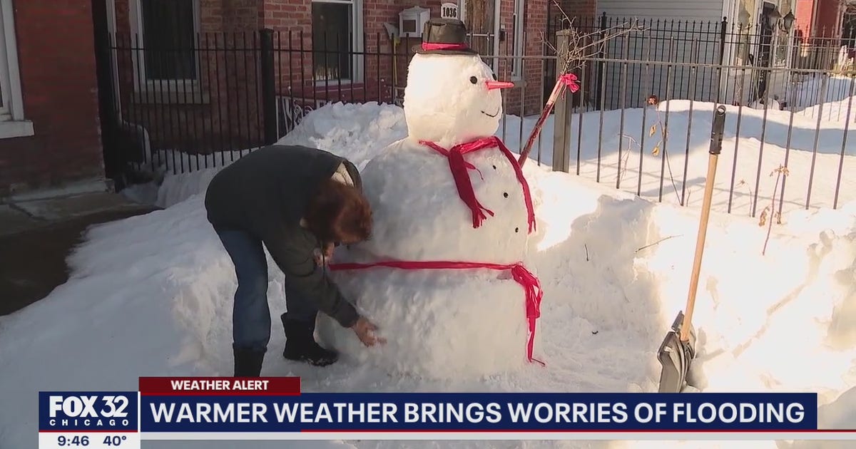 Flooding concerns rise as snow, ice melt across Chicago area | FOX 32 ...