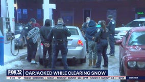 Man refuses to press charges after he’s carjacked while shoveling Noble Square parking spot