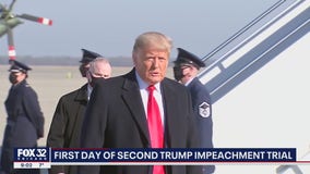 Trump 2nd impeachment trial gets go-ahead after emotional, graphic first day