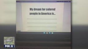 Homework assignment asks 2nd graders: 'My dream for colored people in America is...'