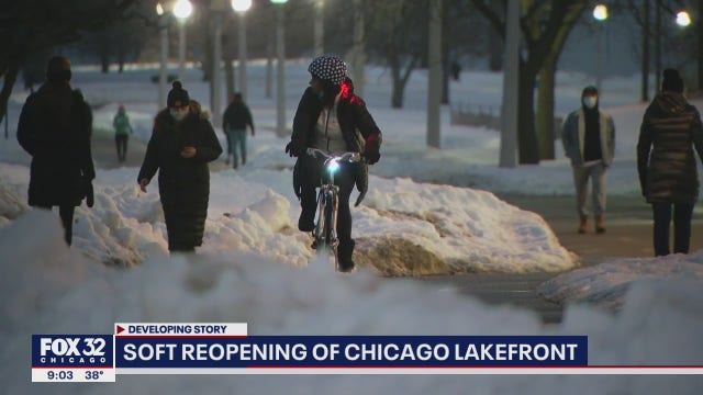 Chicago's lakefront reopens for first time amid pandemic