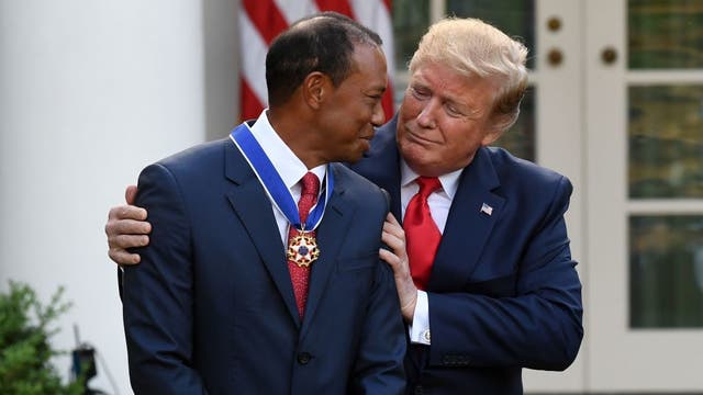 Trump wishes Tiger Woods a speedy recovery after California rollover crash