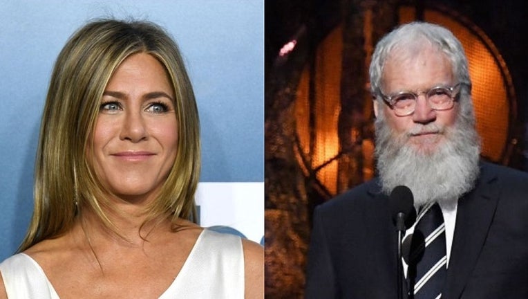 Jennifer Aniston fans slam David Letterman for licking her hair in resurfaced clip gone viral: 'Gross' | FOX 32 Chicago