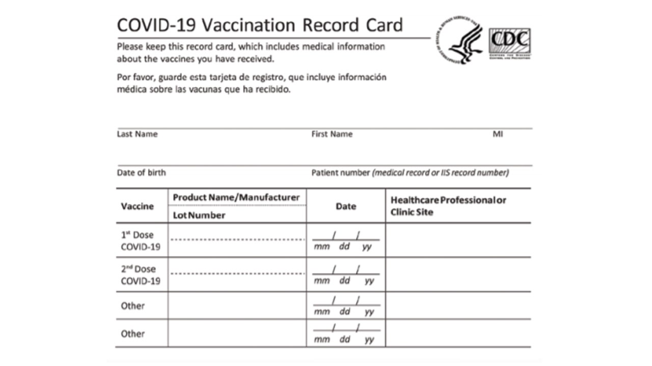 Stores Offer Free Lamination For COVID-19 Vaccination Cards