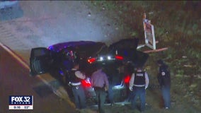 3 CPD officers hospitalized after police chase on Far South Side