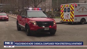 Police return to Streeterville condo with search warrant following death of tenant, discovery of pipe bombs